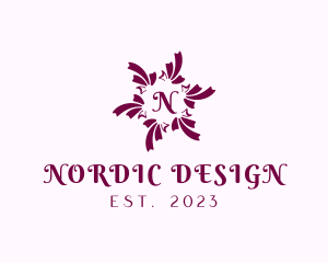 Decorative Ribbon Interior Design logo design