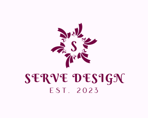 Decorative Ribbon Interior Design logo design