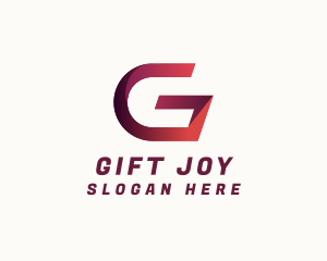 Modern Ribbon Letter G logo design