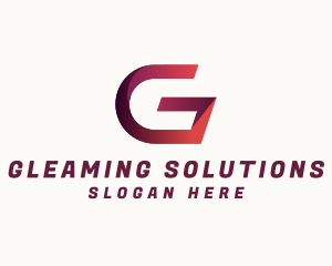 Modern Ribbon Letter G logo design