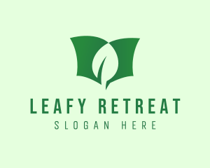 Eco Leaf Booklet logo design