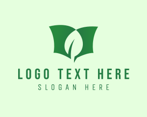 Life - Eco Leaf Booklet logo design