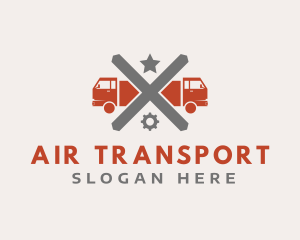 Freight Cross Trucking logo design