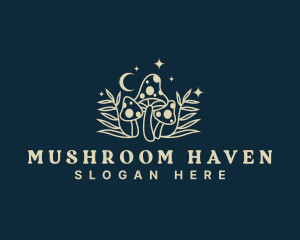 Magic Mushroom Fungus logo