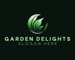 Natural Leaves Plant logo design