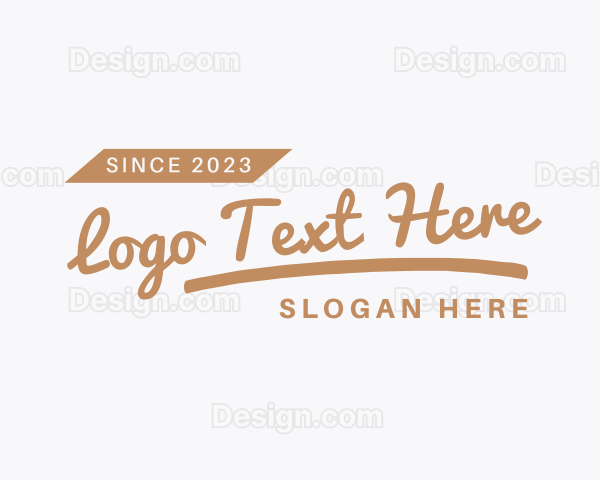 Simple Tilted Business Logo