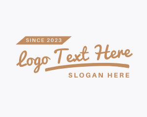 Simple Tilted Business logo
