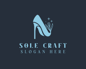 Floral Fashion Stilettos logo design