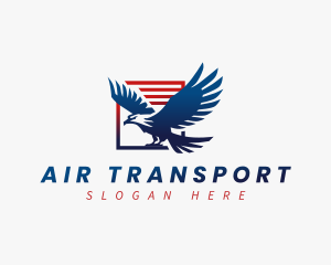 Patriot Postal Eagle logo design