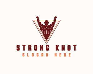 Strong Human Gym logo design