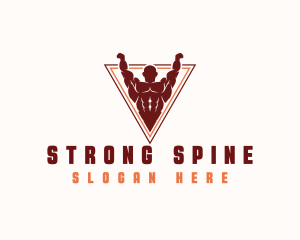 Strong Human Gym logo design