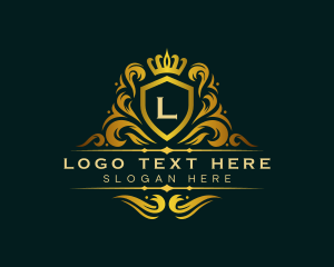 Sovereign - Luxury Ornament Crown Shield logo design