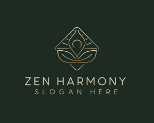 Zen Wellness Yoga logo design