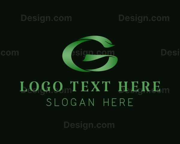 Stylish Green Letter G Logo