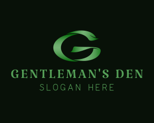 Stylish Green Letter G logo design