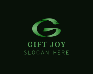 Stylish Green Letter G logo design