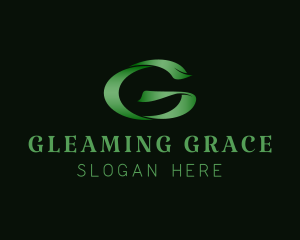 Stylish Green Letter G logo design