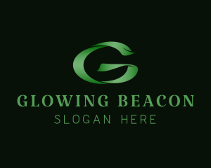 Stylish Green Letter G logo design