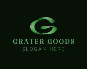 Stylish Green Letter G logo design