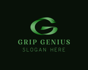 Stylish Green Letter G logo design