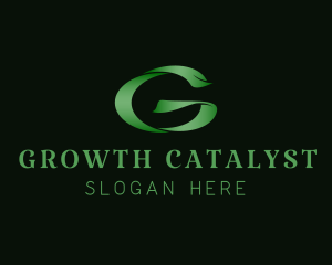 Stylish Green Letter G logo design