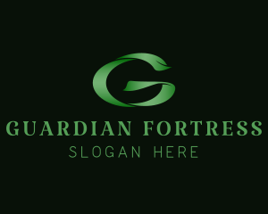 Stylish Green Letter G logo design