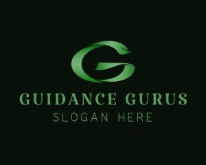 Stylish Green Letter G logo design