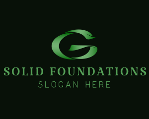 Stylish Green Letter G logo