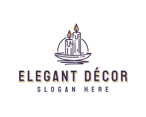 Artisanal Candle Decor logo design