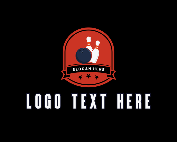 Bowling Alley logo example 4
