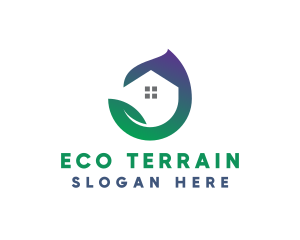 Eco House Realty logo design