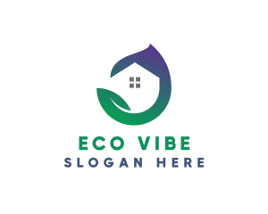 Eco House Realty logo design