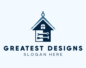 Home Interior Design logo design