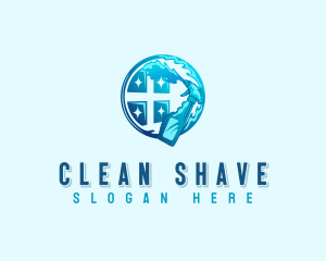 Cleaning Window Maintenance logo design