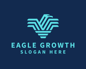 Eagle Bird Wings logo design