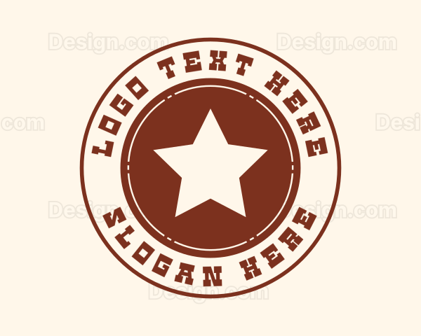 Western Sheriff Badge Logo