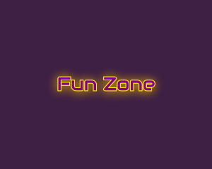 Neon Arcade Game logo design