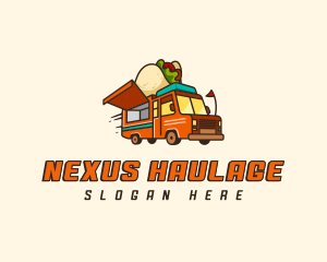 Mexican Taco Food Truck logo design