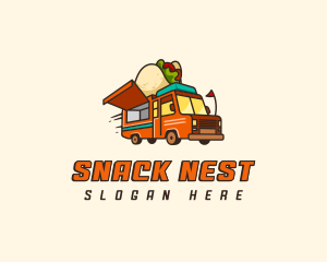 Mexican Taco Food Truck logo design