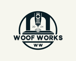 Laser Metalworks Fabrication logo design