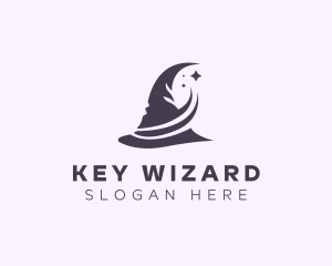 Wizard Witch Hat  logo design