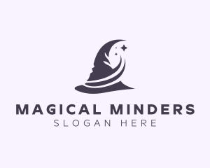 Wizard Witch Hat  logo design