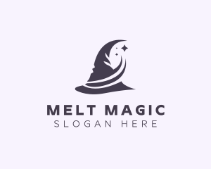 Wizard Witch Hat  logo design