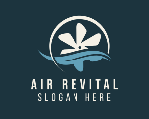 Wind Ventilation Fan  logo design