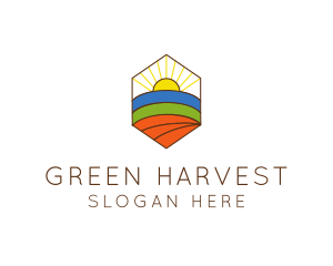 Farming Agriculture Field  logo