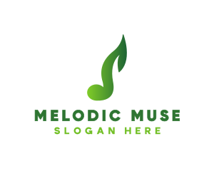 Green Leaf Music logo design