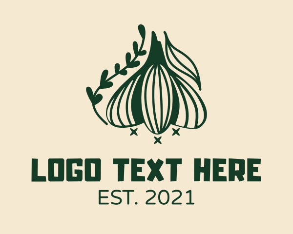 Garlic logo example 1