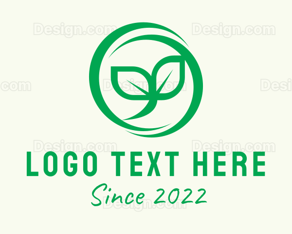 Herbal Seedling Gardening Logo