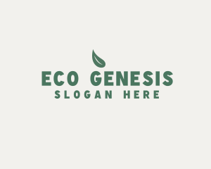 Natural Eco Leaf logo design