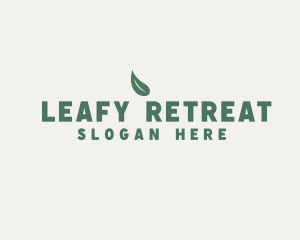 Natural Eco Leaf logo design